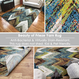 Area Rugs,Aiza Modern New Trend Antique Chevron 5'3" x 7'3" Bohemian Area Rug,MUSALLA® Masjid Mosque Carpets Prayer Runner Rugs