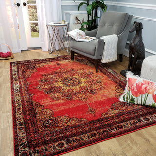 Area Rugs,Aiza Modern New Trend Antique Medallion 5'3" x 7'3" Bohemian Area Rug,MUSALLA® Masjid Mosque Carpets Prayer Runner Rugs