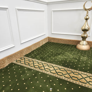 ARAFAT EssenceEase™ Masjid Carpet: Simple Sophistication for Revered Space