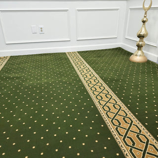 ARAFAT EssenceEase™ Masjid Carpet: Simple Sophistication for Revered Space