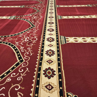 HEJAZ 8 ft x 8 ft Ready-to-use for Prayer Masjid Carpet Rug