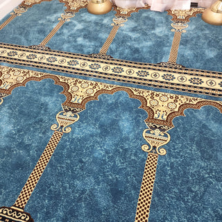 MAYSA 8 ft x 8 ft Ready-to-use for Prayer Masjid Carpet Rug