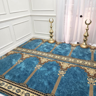 MAYSA Arched Elegance™ Masjid Carpet: Timeless Design for Inspired Spaces