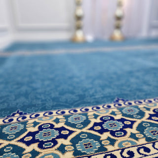 NOOR 8 ft x 8 ft Ready-to-use for Prayer Masjid Carpet Rug