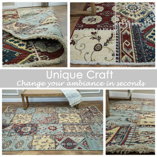 Reversible Hand Made Silky Chenille Yarn Kilim Area Rug 5'3'' x 7'3'' - 5X8 Area