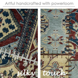 Reversible Hand Made Silky Chenille Yarn Kilim Area Rug 5'3'' x 7'3'' - 5X8 Area