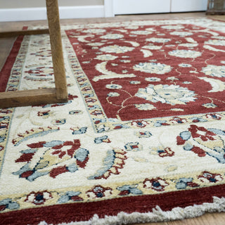 Reversible Hand Made Silky Chenille Yarn Persian Mahal Area Rug 5'3'' x 7'3'' - 5X8 Area