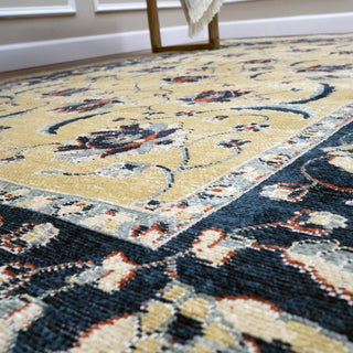 Reversible Hand Made Silky Chenille Yarn Persian Mahal Area Rug 5'3'' x 7'3'' - 5X8 Area