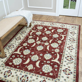 Reversible Hand Made Silky Chenille Yarn Persian Mahal Area Rug 5'3'' x 7'3'' - 5X8 Area